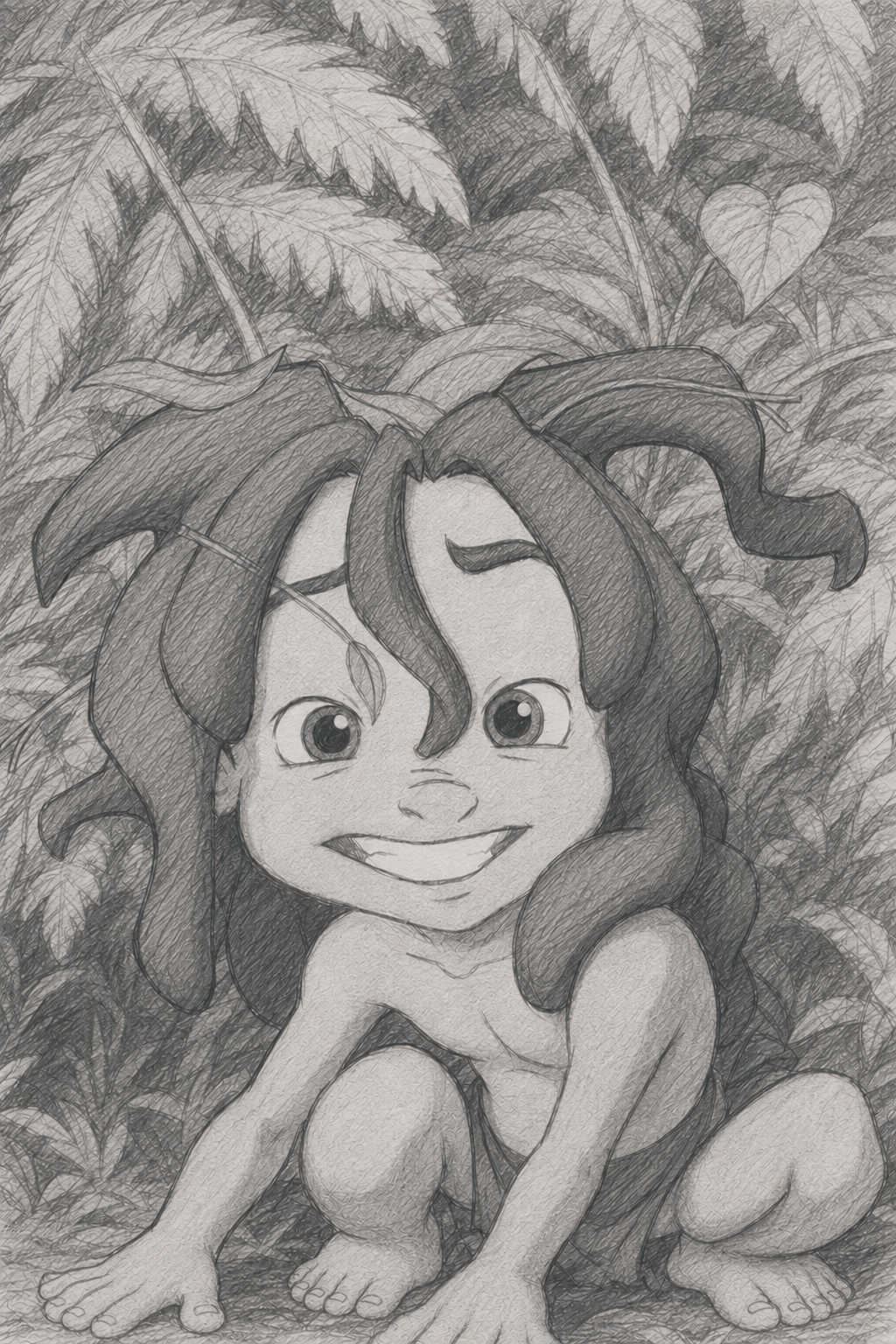 Mr.BIN jungle sketch